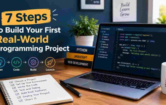 7 Steps to Build Your First Real-World Programming Project